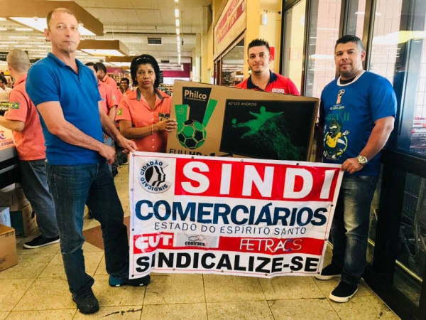 Campanha de Sindicalização: Comerciário fortalece luta do Sindicato e ainda ganha TV no sorteio