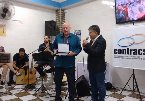 Companheiro Sebastião Cuzzuol é homenageado pela Contracs