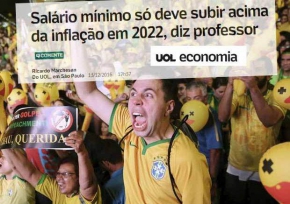 Com a PEC 55, salário mínimo só terá aumento acima da inflação em 2022 ou 2023