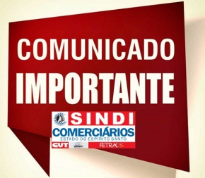 Comunicado. Contribuição Sindical 2018