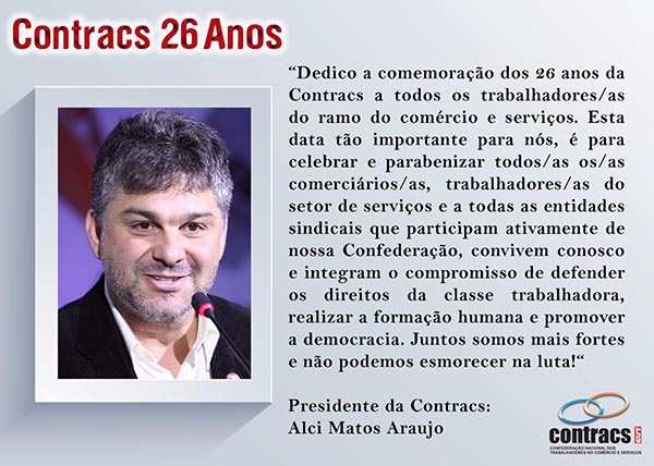 Contracs comemora 26 anos