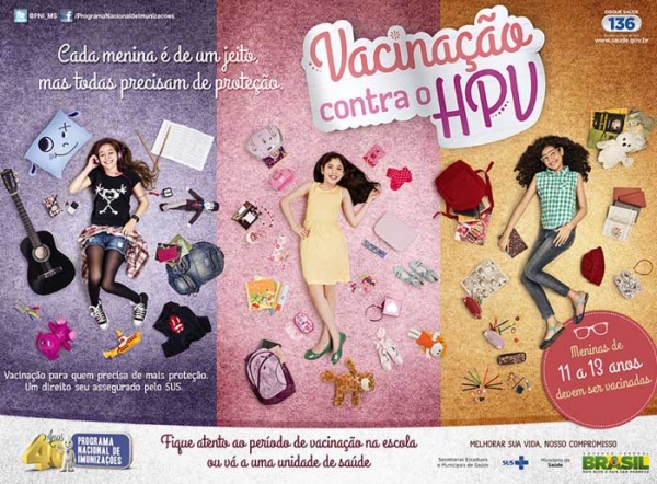 Meninas de 11 a 13 anos começam a ser vacinadas contra HPV