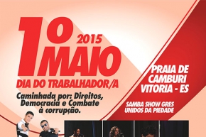 Dia do trabalhador com direito a shows em Camburi