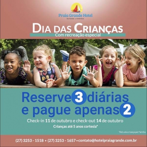 Promoção especial do Dia das Crianças