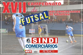 Últimos dias para inscrição no XVII Campeonato de Futsal dos Comerciários de Colatina