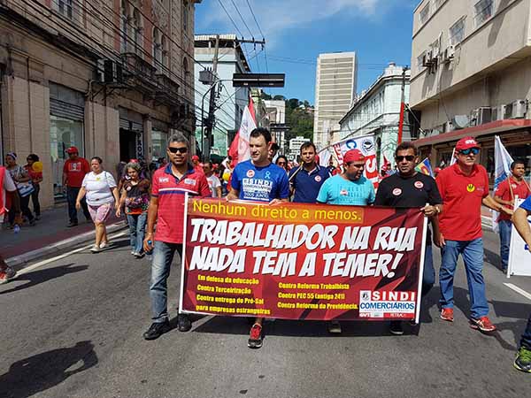 CUT E Sindicomerciários de prontidão dia 13 de dezembro, todos às ruas