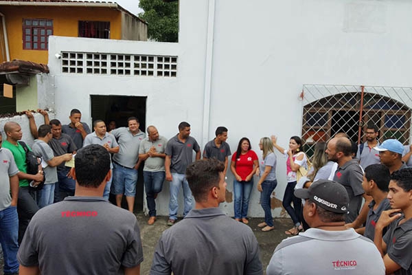 Sindicomerciários faz assembleia com trabalhadores da Skytec