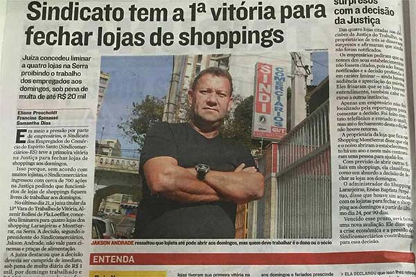 Trabalho aos domingos: Sindicato conquista na justiça queda de braço contra lojistas de shoppings