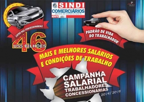 Sindicomerciários aquece campanha dos trabalhadores