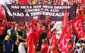 PL 4330 da terceirização reduz salários e direitos dos trabalhadores