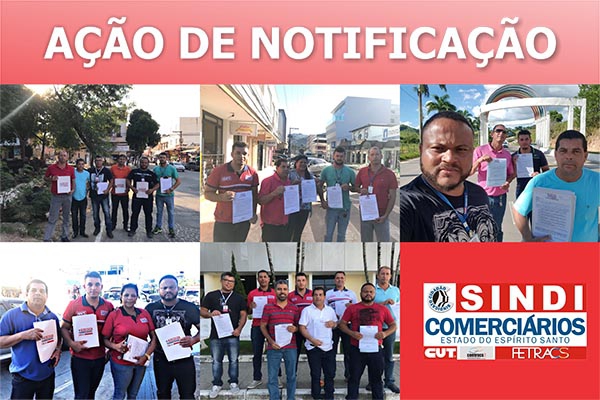 Sindicato realiza notificações para garantir direitos da categoria